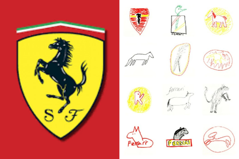 Τους ζήτησαν να θυμηθούν και να σχεδιάσουν το logo της Ferrari και αυτοί ζωγράφισαν το “Μικρό μου Πόνυ”