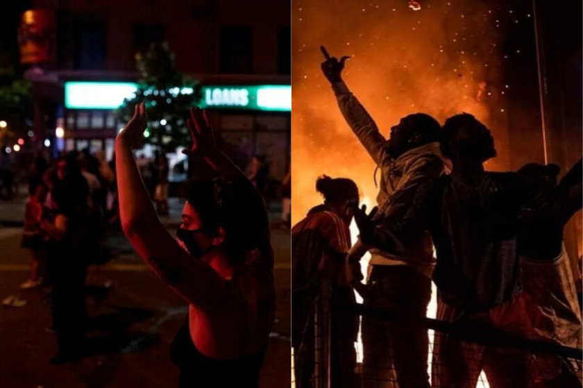 12 συγκλονιστικές φωτογραφίες από την εξέγερση στη Μινεσότα