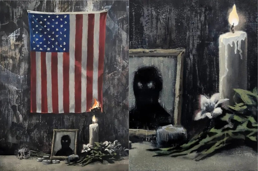 Ο Banksy παίρνει θέση για τη δολοφονία του Τζορτζ Φλόιντ και μας σηκώνει την τρίχα