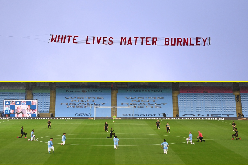 Η Μπέρνλι κόβει το γήπεδο για πάντα στους οπαδούς του “White Lives Matter Burnley” και πολύ καλά κάνει