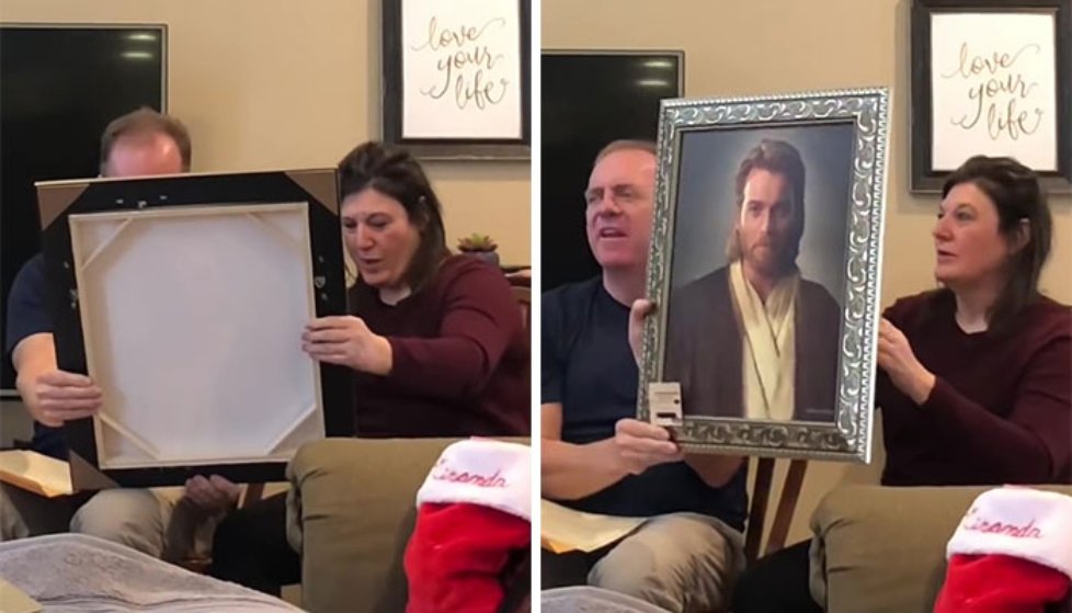 Μητέρα μπερδεύει τον Obi-Wan Kenobi με τον Χριστό και κρεμάει το πορτρέτο του στον τοίχο