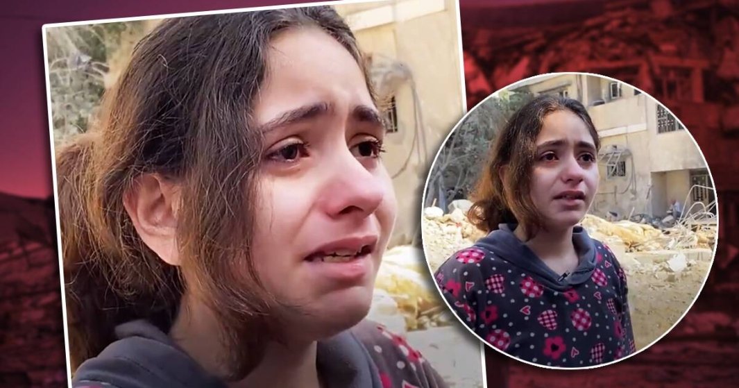 Η φρίκη της Γάζας στα δάκρυα αυτού του 10χρονου κοριτσιού