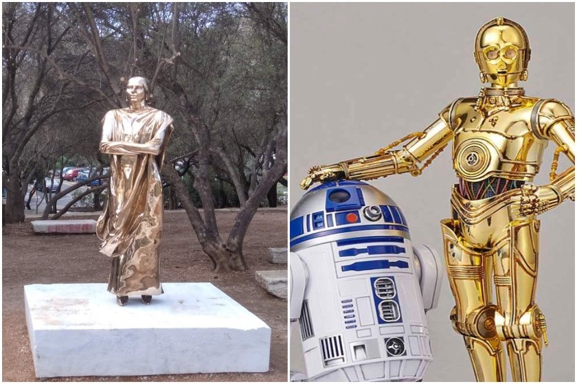 Αποκάλυψη: Άγαλμα από το Star Wars και όχι της Μαρίας Κάλλας στην Αθήνα