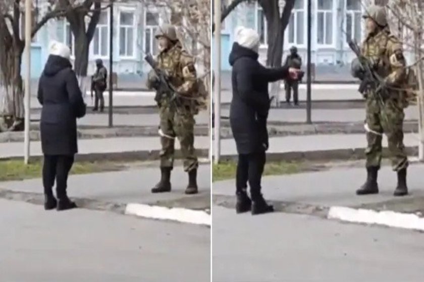 “Τι σκ… κάνετε στη χώρα μας;”: Ατρόμητη γυναίκα την λέει σε Ρώσο στρατιώτη και γίνεται viral