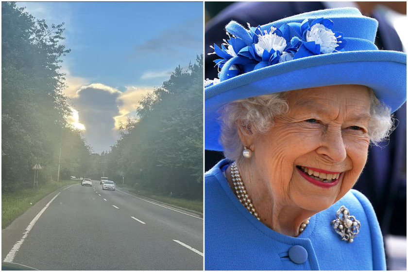 Η Ελεύθερη Ώρα της Αγγλίας είδε την βασίλισσα Ελισάβετ στα σύννεφα
