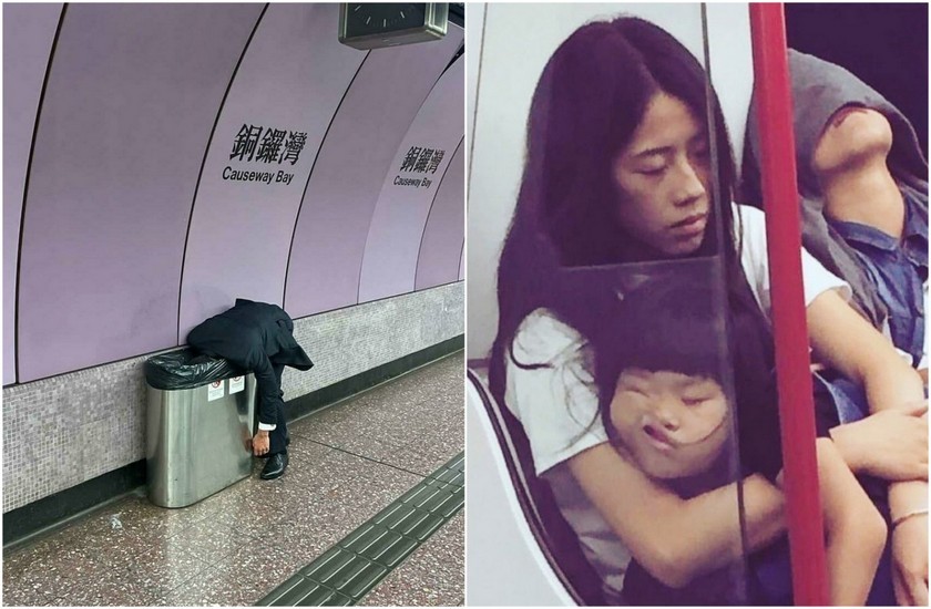 Στιγμές υπνηλίας, κούρασης και ταύτισης στο μετρό