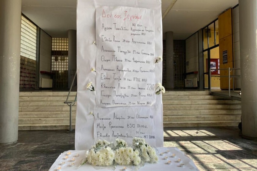 Δεν σας ξεχνάμε: Το δικό τους μνημείο έστησαν οι φοιτητές για τους αδικοχαμένους συναδέλφους τους