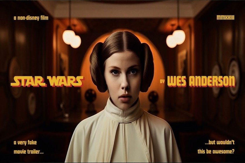 O Wes Anderson “σκηνοθετεί” το Star Wars με τη βοήθεια της τεχνητής νοημοσύνης