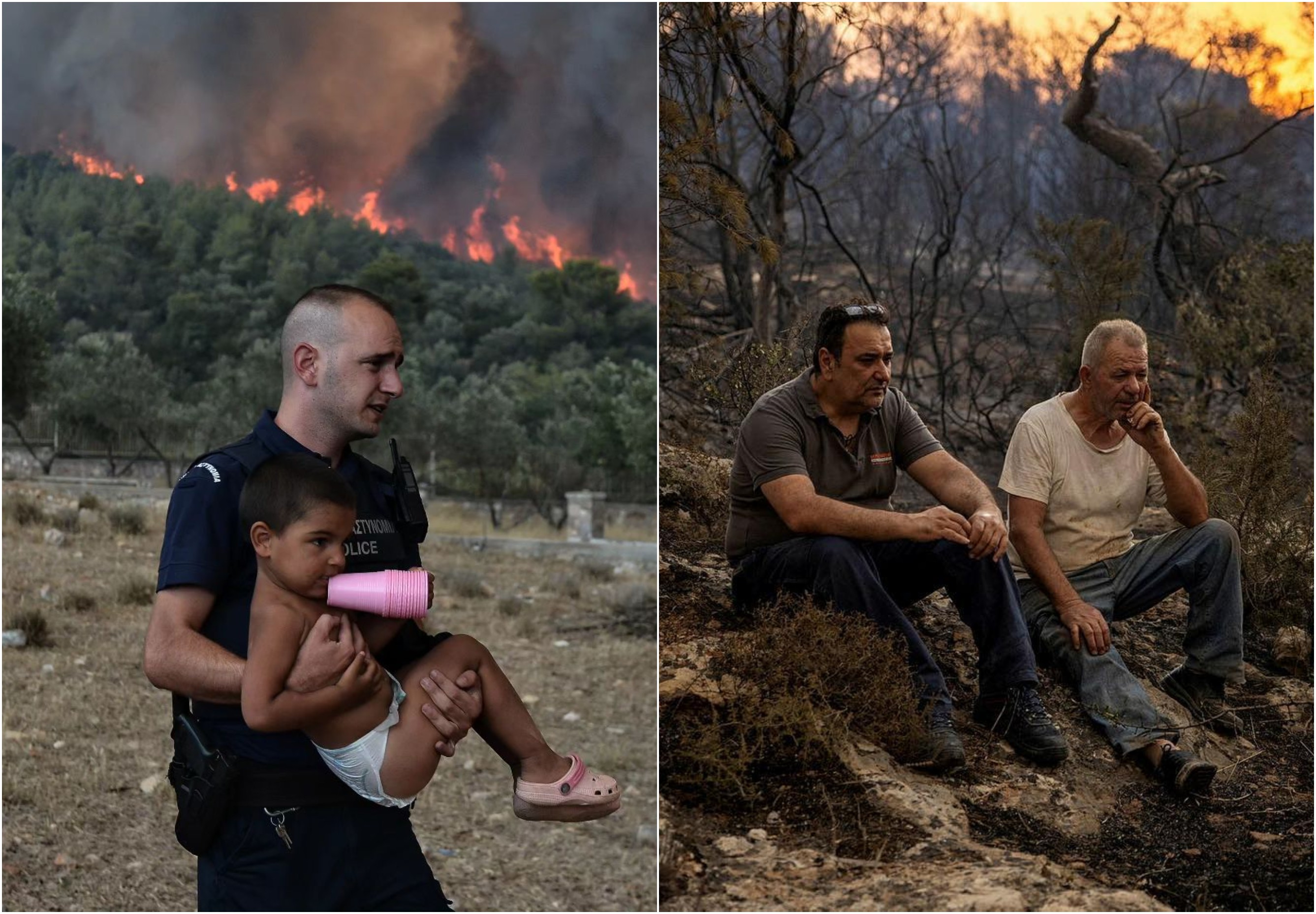Οι καταστροφικές πυρκαγιές μέσα από τον φακό 5 φωτογράφων
