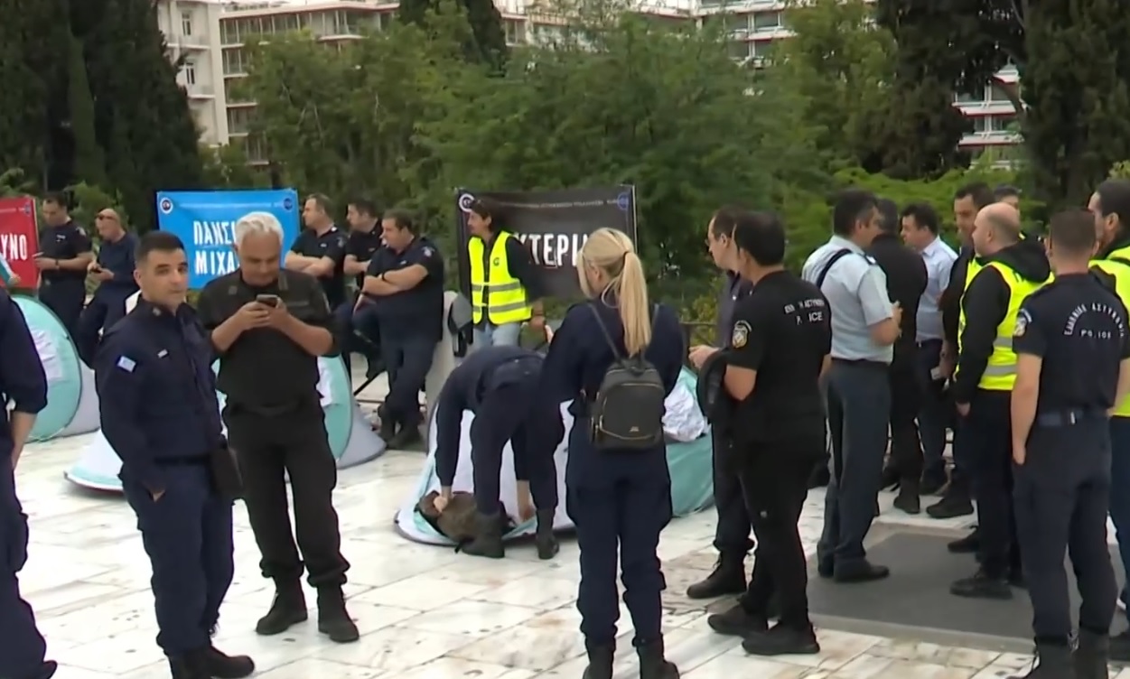 Πού αλλού μπορεί να κάνει κάμπινγκ η Ελληνική Αστυνομία τώρα που πήρε το κολάι